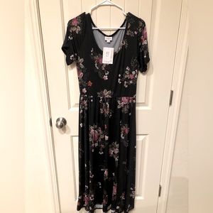 TTS, Lularoe Riley dress size large. New with tags.